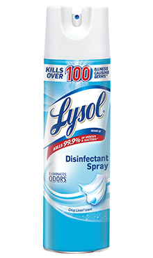 LYSOL® Disinfectant Spray - Crisp Linen® 12/19 oz.