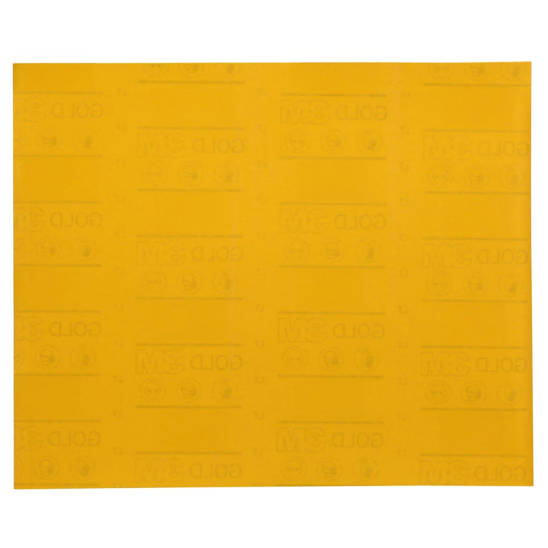 3M™ 288U Sarı Delikli Takoz Zımpara, 229 mm x 280 mm, 800, Deliksiz, 12536
