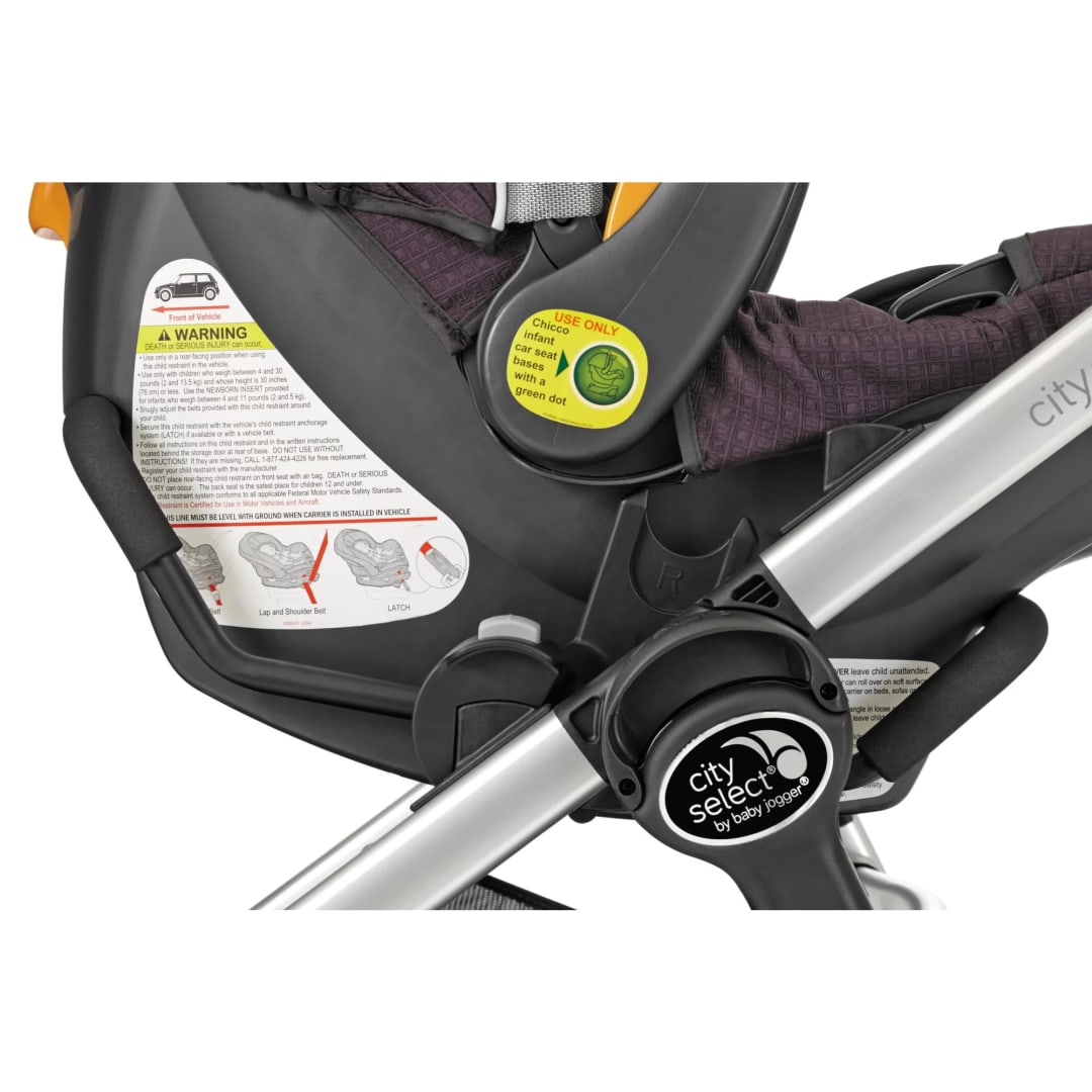 Baby Jogger Infant Car Seat Adapter for City Select 2 Stroller - Compatible with Chicco Infant Car Seats