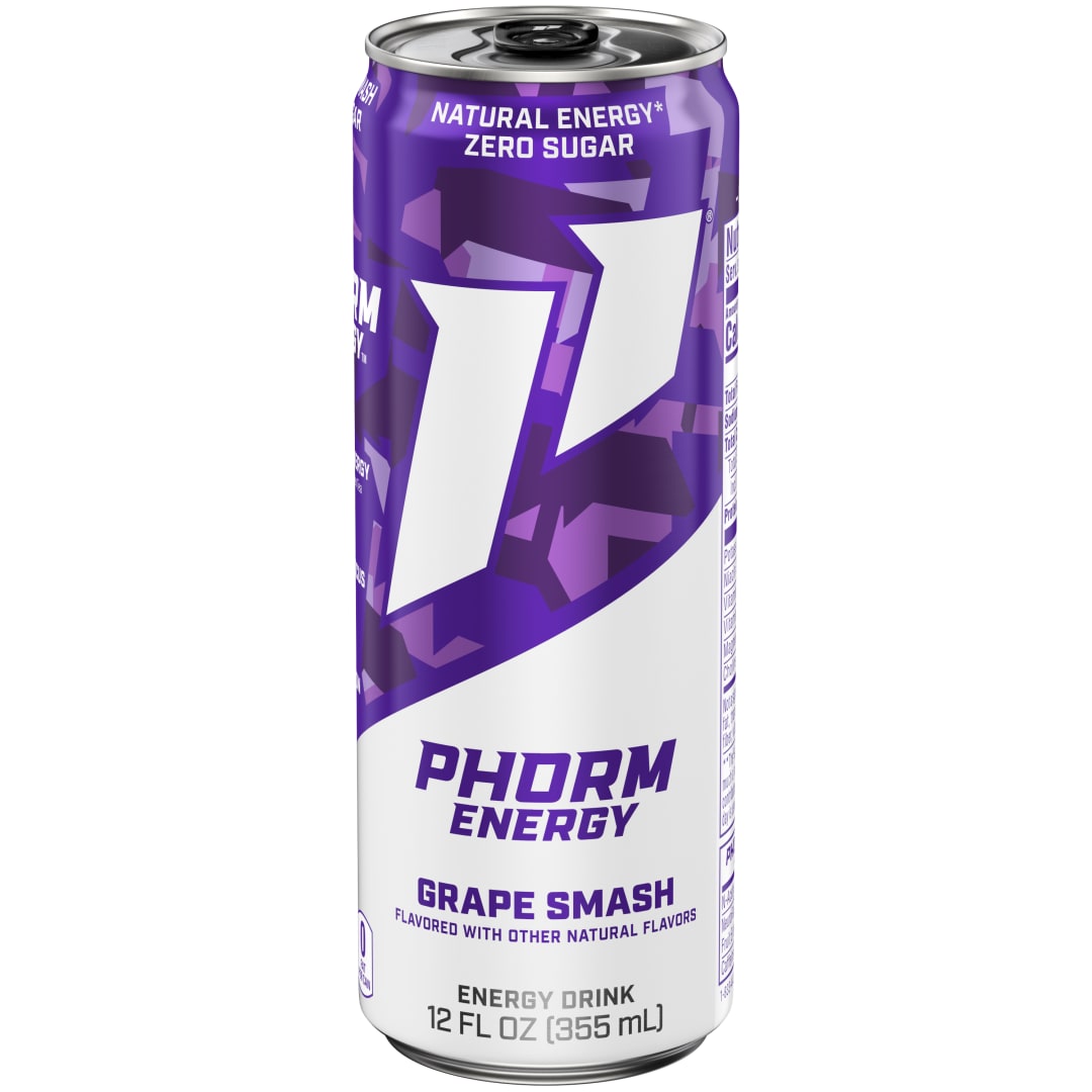 Phorm Energy Grape Smash 12 Oz Single Slim Can