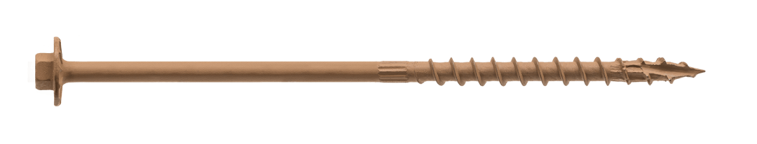 Simpson Strong-Tie SDWH19600DB-R50 Strong-Drive® SDWH™ TIMBER-HEX Screw — 0.195 in. x 6 in. 5/16 Hex, DB Coating (50-Qty)