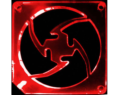 Red 8cm X Design LED Fan Guard