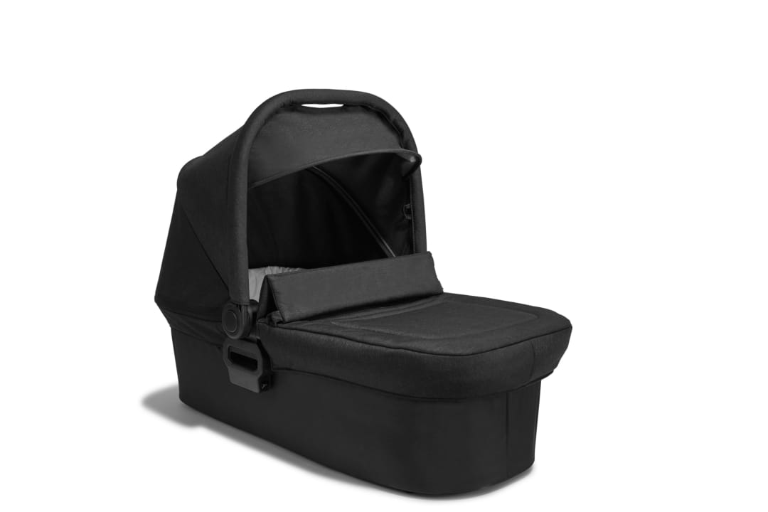Baby Jogger capazo plegable para cochecito | Para las sillas de paseo monoplaza City Mini 2, City Mini GT2 y City Elite 2 | Negro opulento