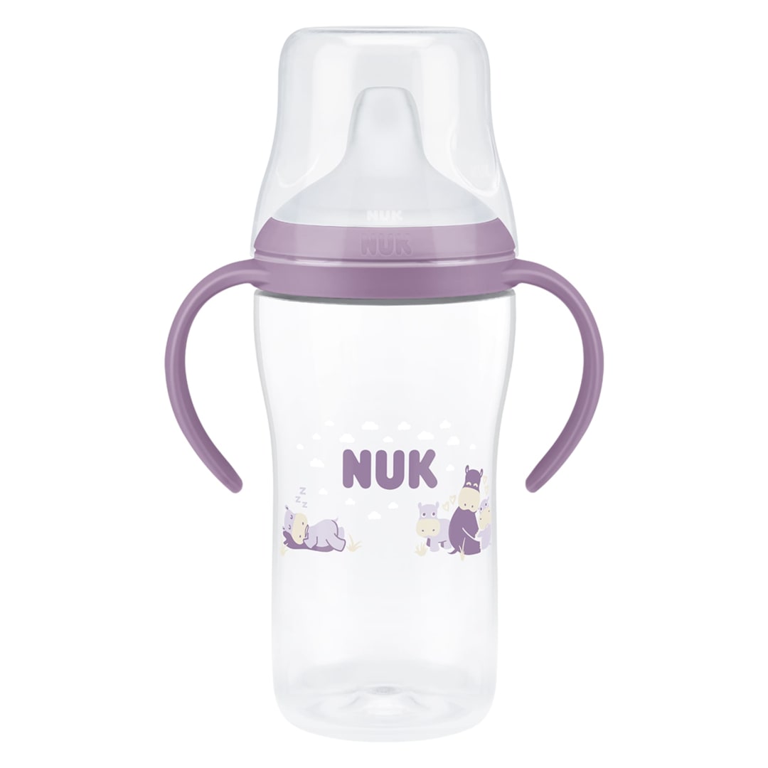 NUK PM 260ML PP LBTL CL2 HIPPO 1/BOX