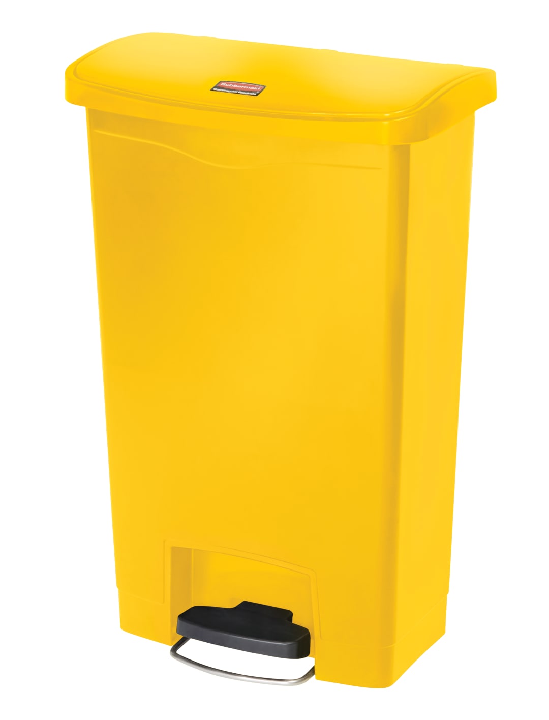Slim Jim® 13 Gal Step On Resin Front Step Yellow