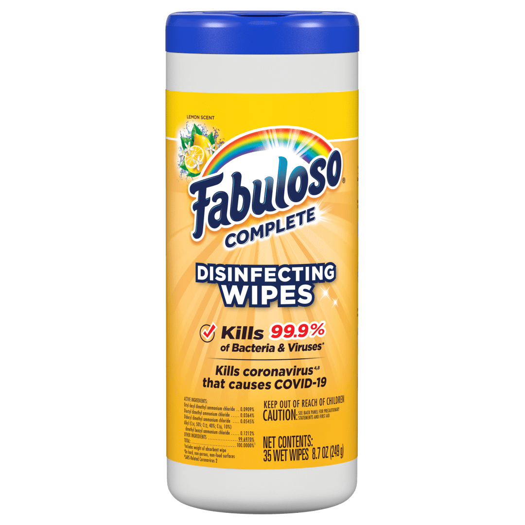 Fabuloso Complete Lemon Wipes - 35 count