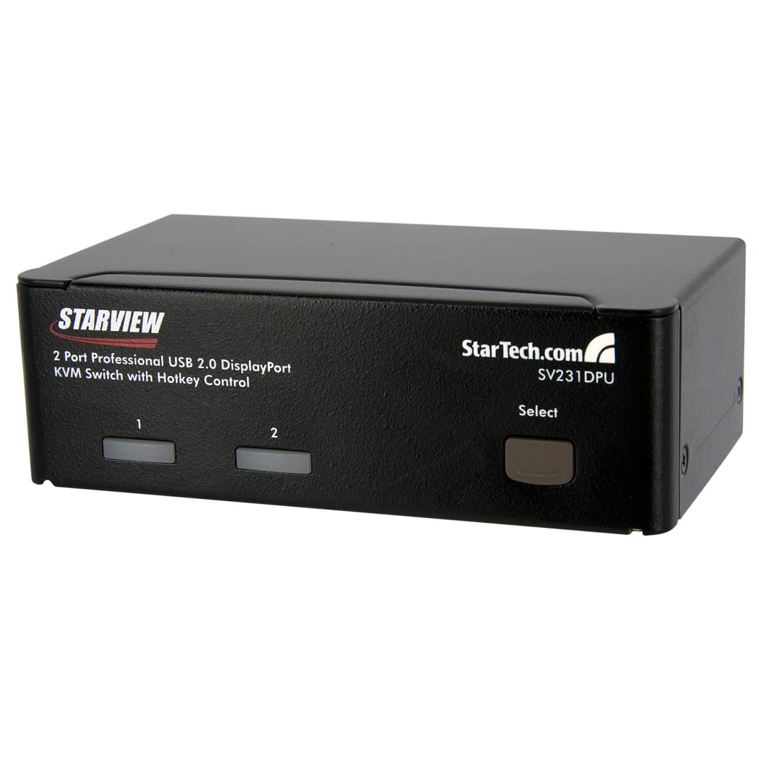 2 Port DisplayPort KVM Switch