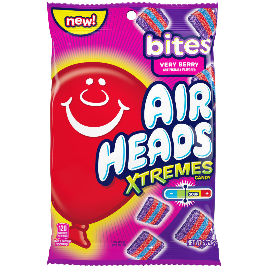 Airheads Xtremes Bites Very Berry 6 oz Peg Bag