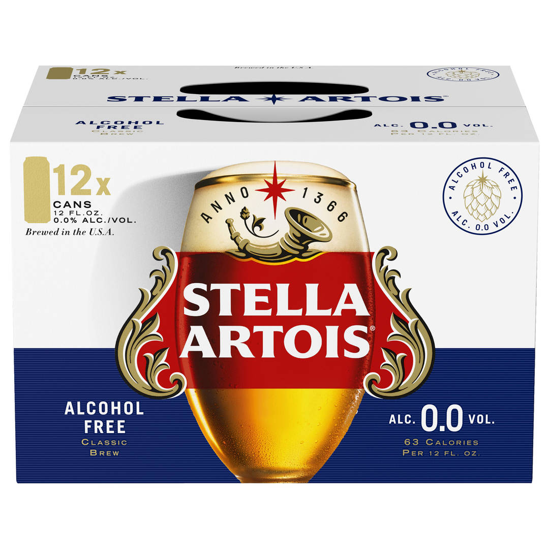 Stella Artois Alcohol Free Beer 12 - 12 fl oz Cans