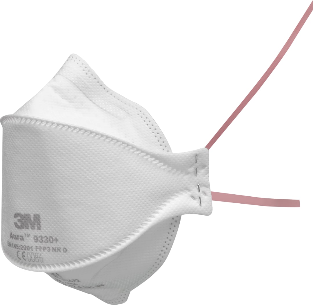 3M™ Aura™ Partikül Solunum Maskesi, FFP3, Valfsiz, 9330+