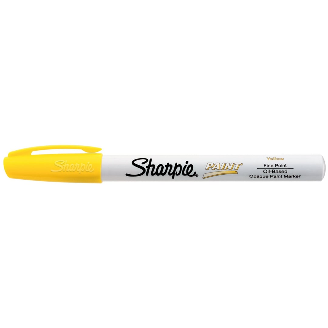 SHARPIE PAINT YELLOW FN O S UP