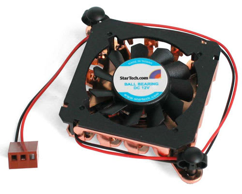 Copper Chipset Heatsink with Fan