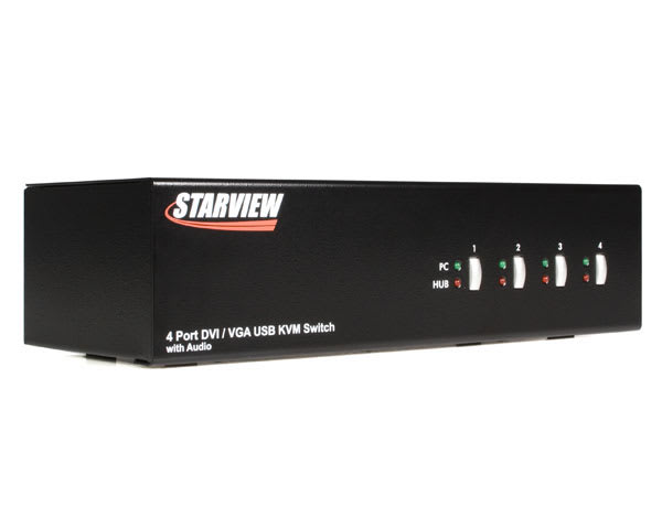 4 Port DVI/VGA USB KVM Switch