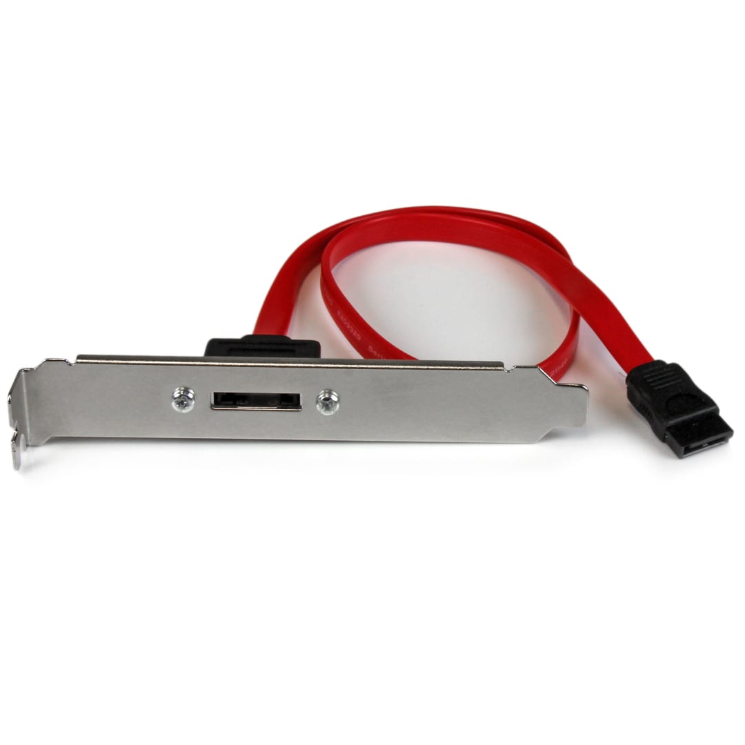 18 inch 1 Port SATA to eSATA Slot Plate Bracket