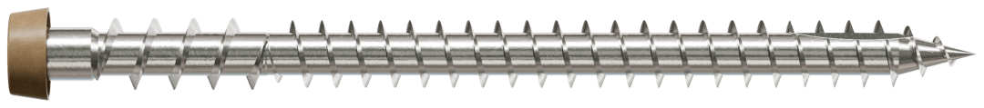 Simpson Strong-Tie DCU234MB316TN05 Deck-Drive™ DCU COMPOSITE Screw — #10 x 2-3/4 in. T20, Type 316, Tan 05 (1750-Qty) (Pack of 64)