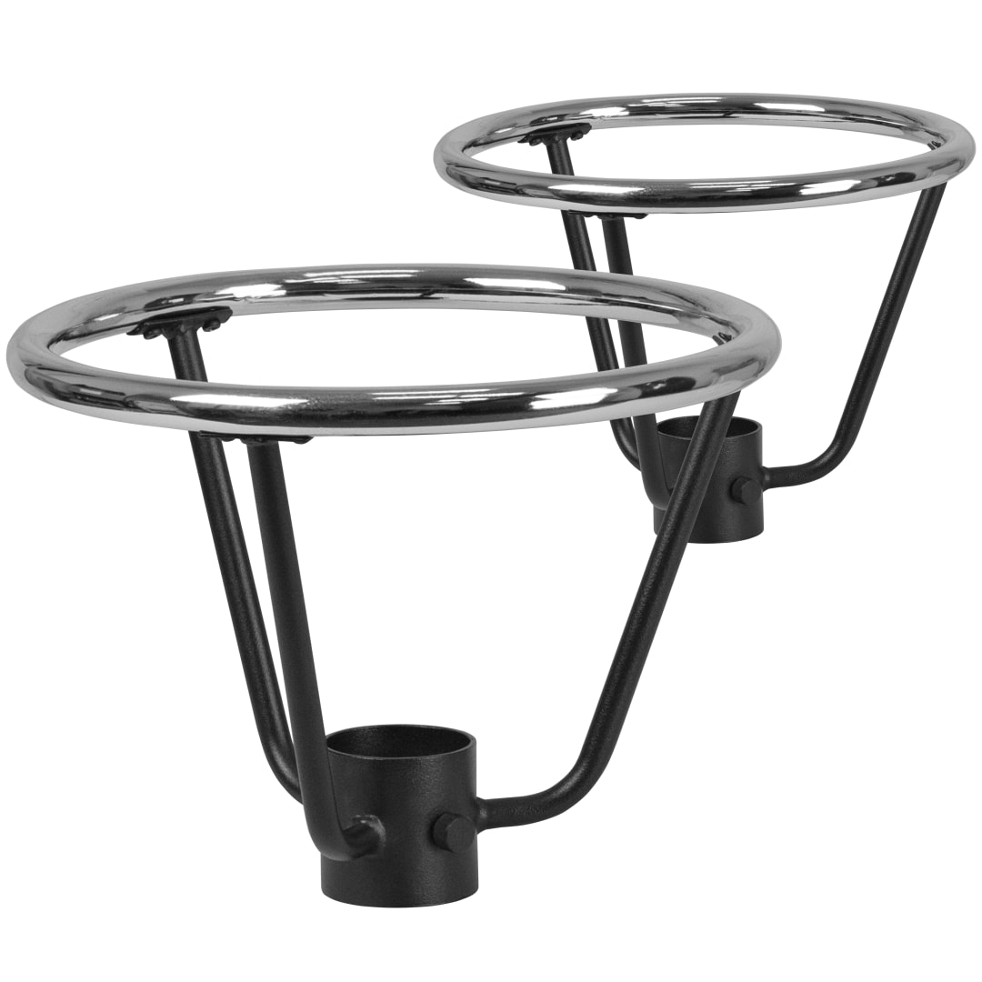 Jackson 2 Pk. Bar Height Table Base Foot Ring with 3.25'' Column Ring - 16'' Diameter