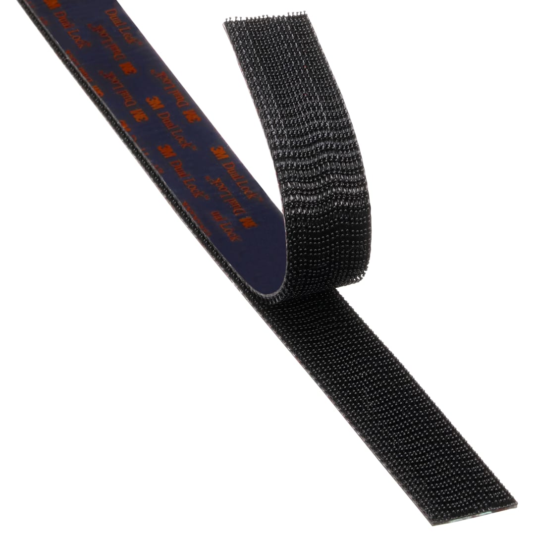 3M™ Dual Lock™ Tekrar Kapatılabilen Bant SJ3550CF, Siyah, 19 mm x 45.7 m, Tip 250