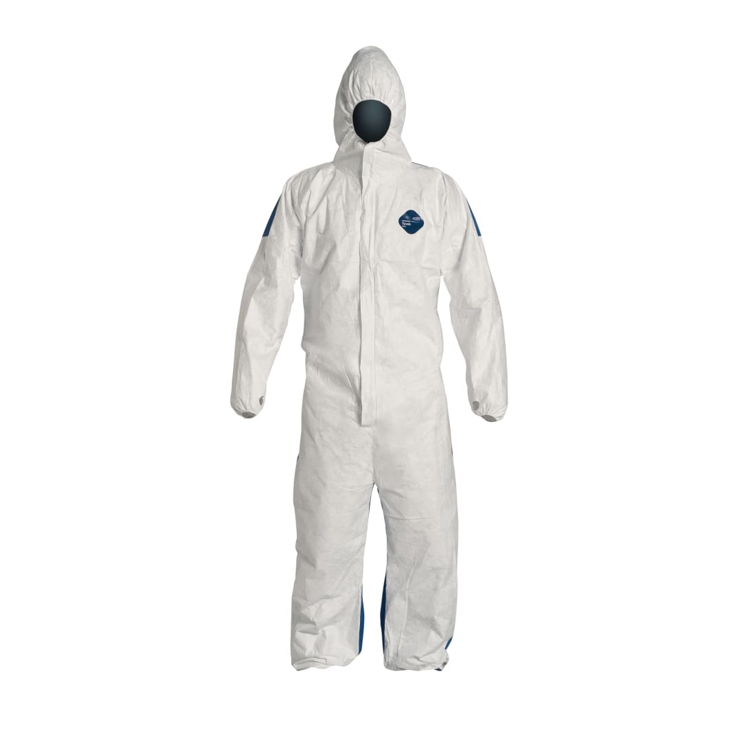 Tyvek® Dual Comfort Coveralls with Hood, Elastic Wrists & Ankles, X-Large