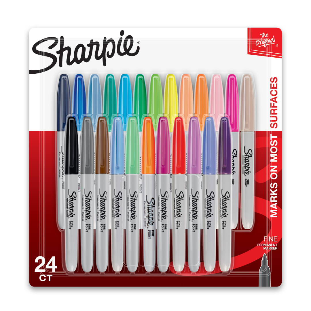 SHARPIE FINE ASST 24CT