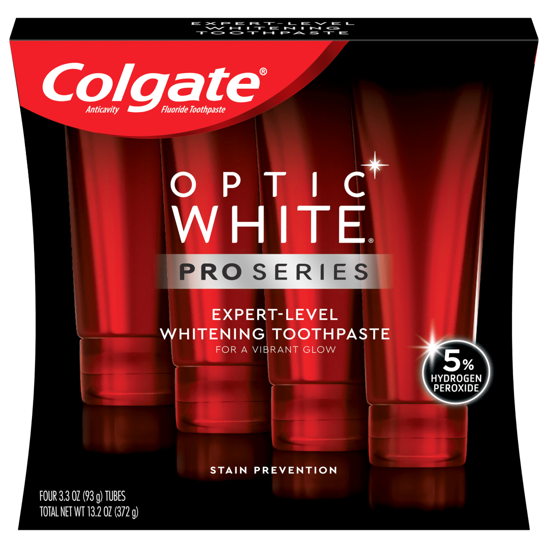 Colgate Optic White Pro Series 3.3oz 4pk