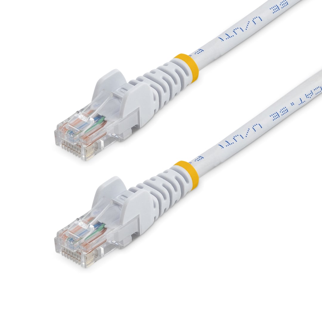10 FT WHITE CATEGORY 5 PATCH CABLE
