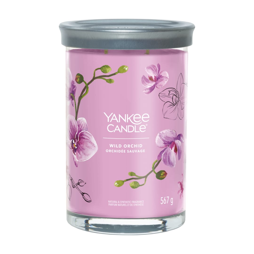 Yankee Candle® Signature Scented Candle | Wild Orchid Large Tumbler Candle with Double Wicks | Soy Wax Blend
