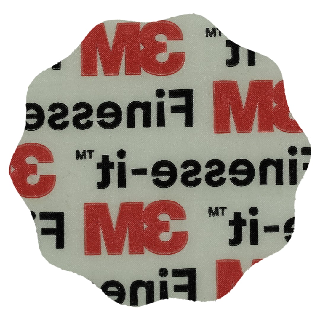 3M™ Finesse-it™ Hookit™ Film Disc 468LA, A5 3MIL, 1-7/16 in x CH, Scallop, Die 1438SCH, 500/Carton, 2000 ea/Case
