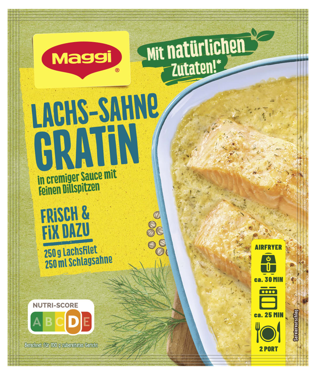 MAGGI FIX Lachs Sahne Gratin 26g