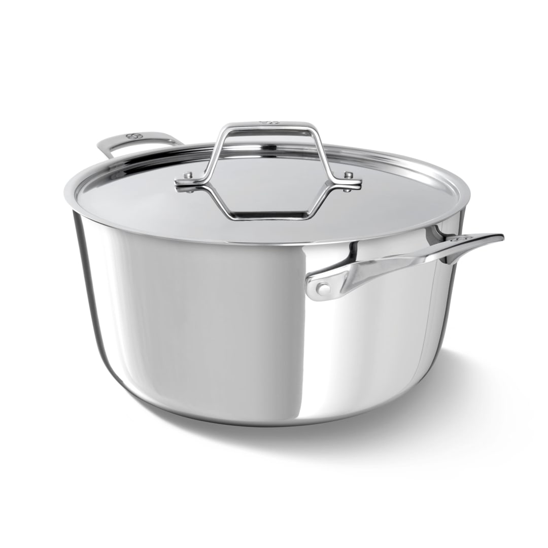 Premier Stainless Steel 6-Qt Stock Pot with Lid