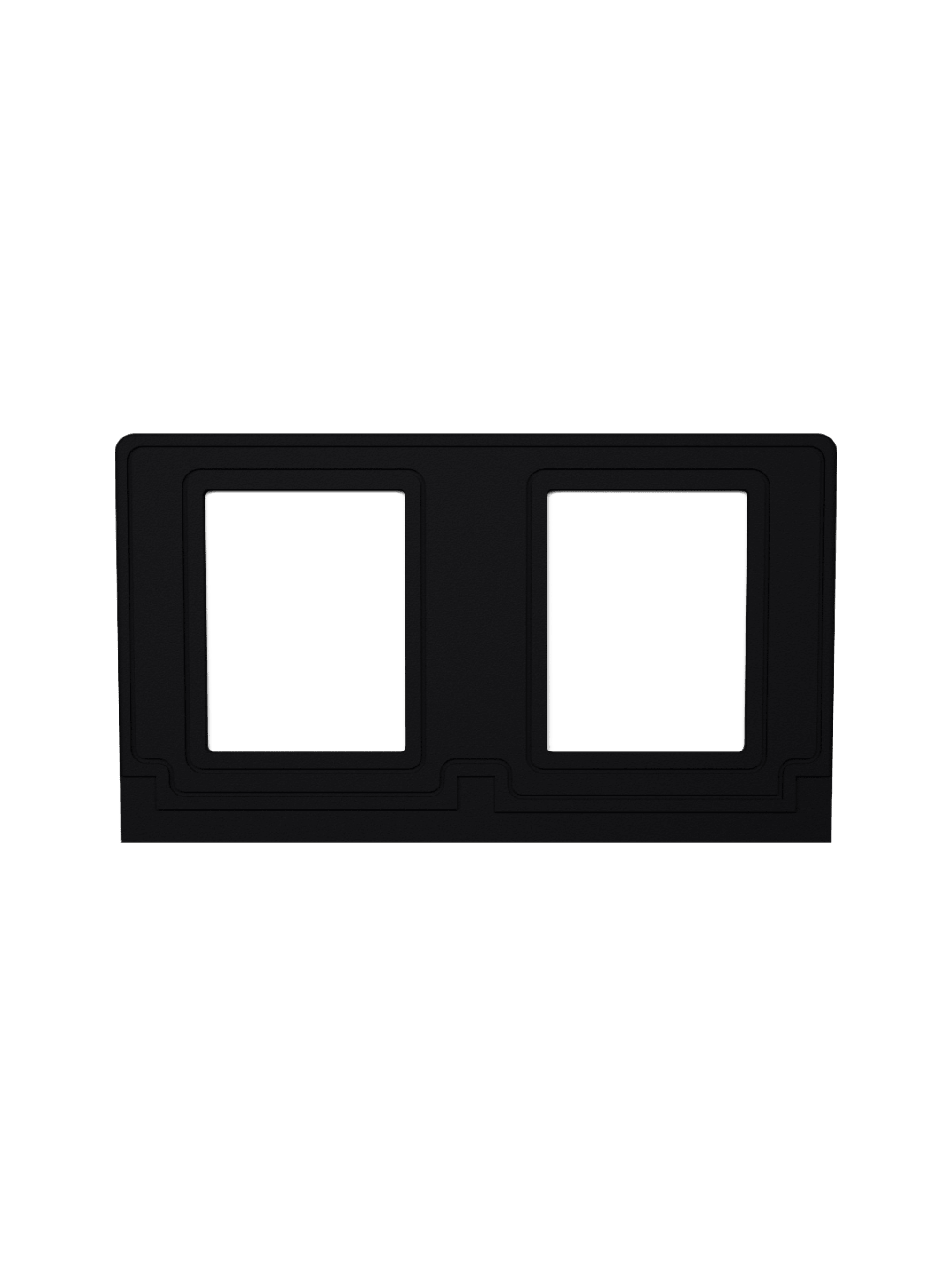  VENTURE - Double - Sign Frame - Black