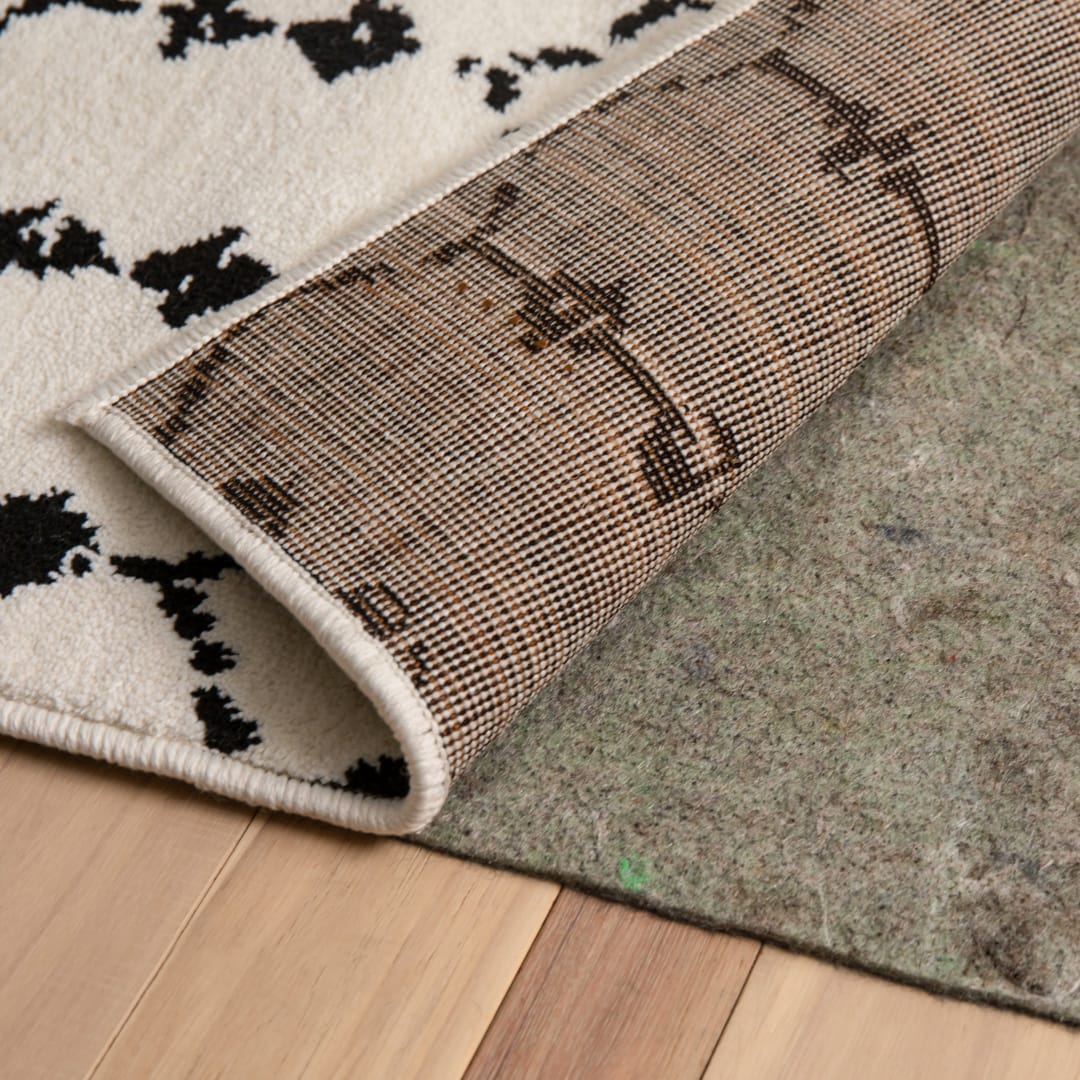 Minnie Slide-Stop® Multi-Surface Reversible Non-Slip Cushion Rug Pad, 1/4" Thick, Floor Protection, for 8'x10' Area Rug, Gray