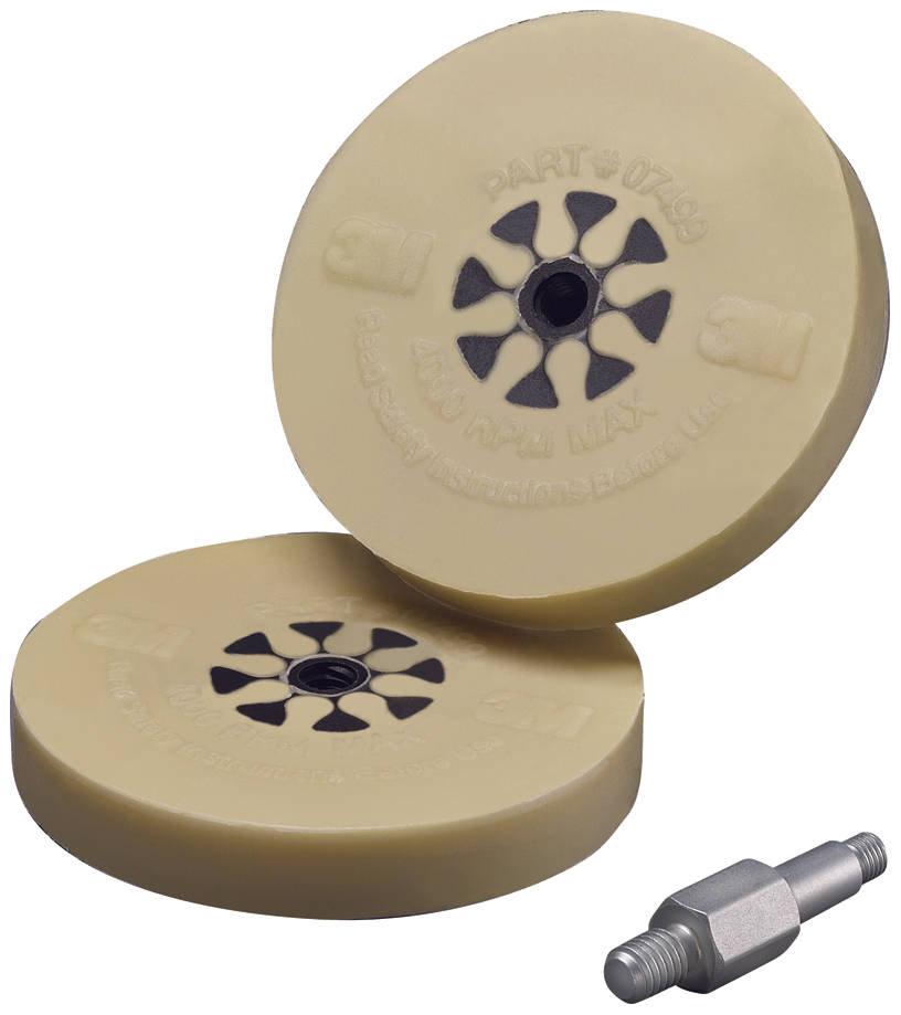 Roda Scotch-Brite™ removedora de fita dupla-face, 101.6 mm  diâmetro