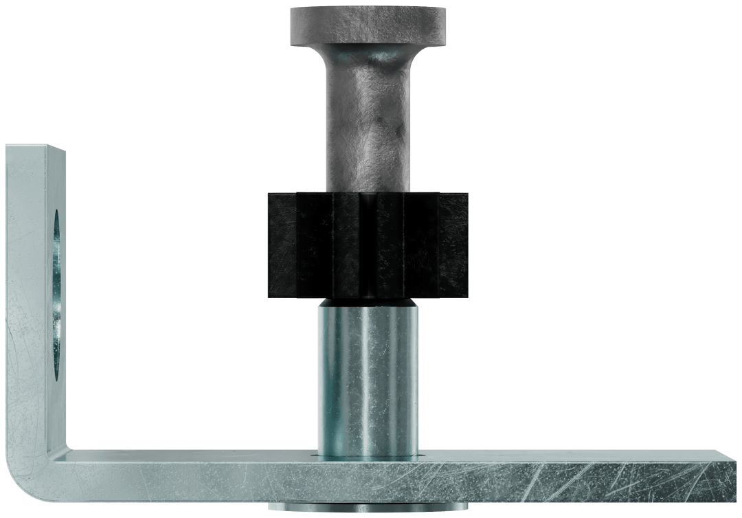 Simpson Strong-Tie PCLDPA-87 PCLDPA Powder-Actuated 90° Ceiling Clip with 7/8 in. Pin (100-Qty)