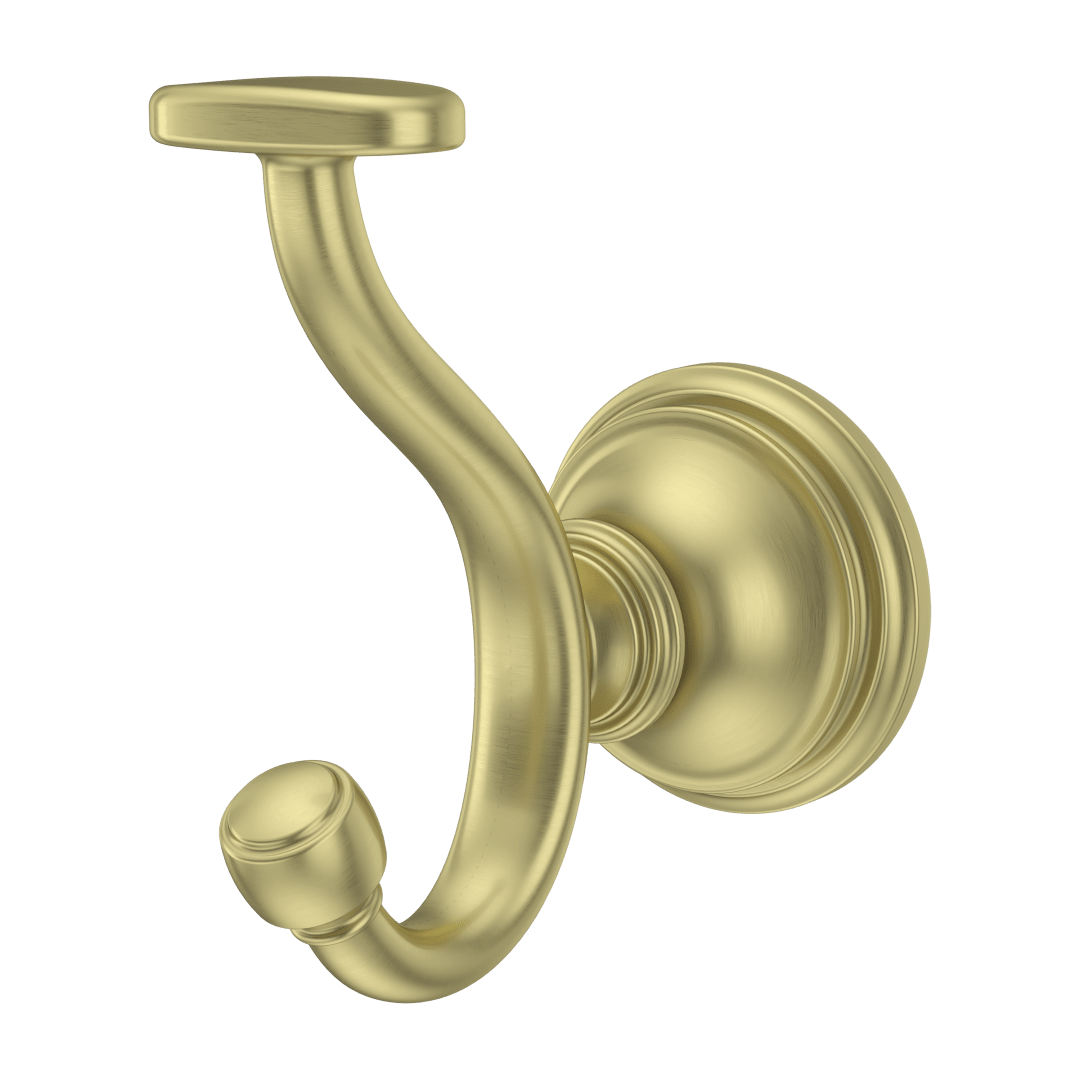 Tisbury Robe Hook in Brushed Gold