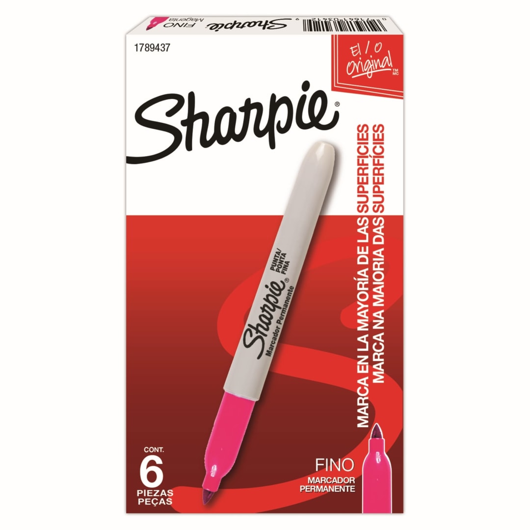 LA PM SHARPIE FINE MAGENTA BBX6