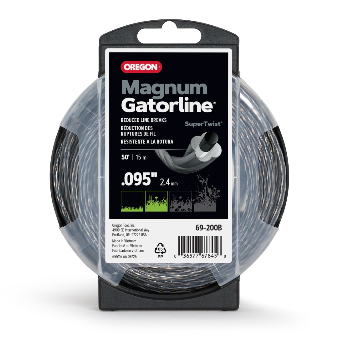 Oregon Magnum Gatorline Twist Trimmer line, 0.095in, 50ft Donut