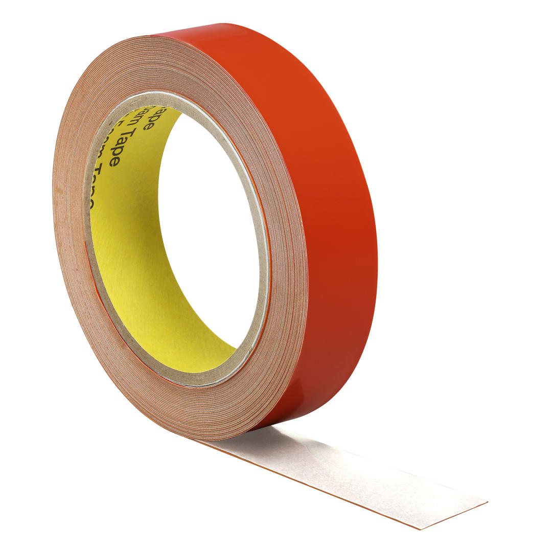 3M™ Acrylic Foam doppelseitiges Klebeband 4222F, weiß, 0.8 mm, 8 mm x 1000 m