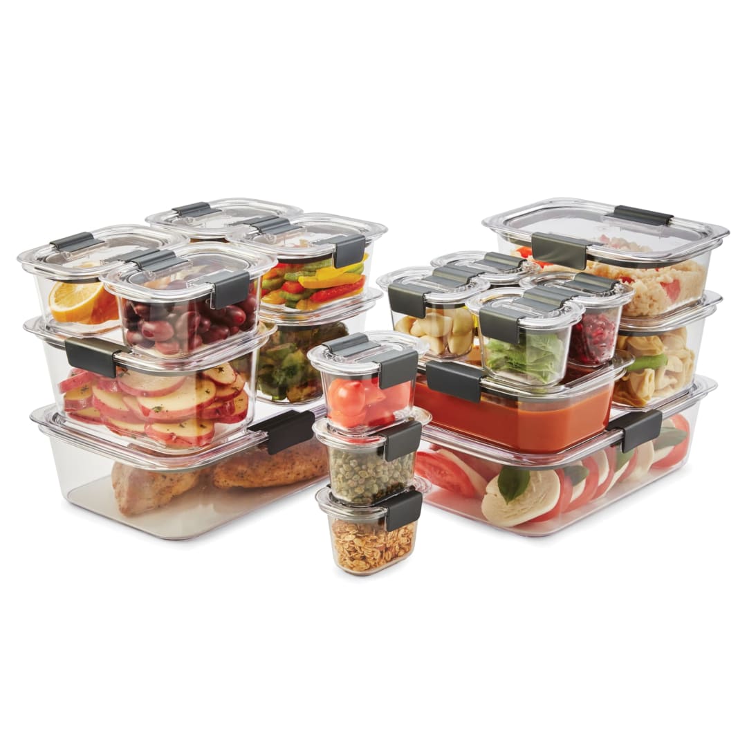 Rubbermaid Brilliance 36-Piece Food Storage Container Set
