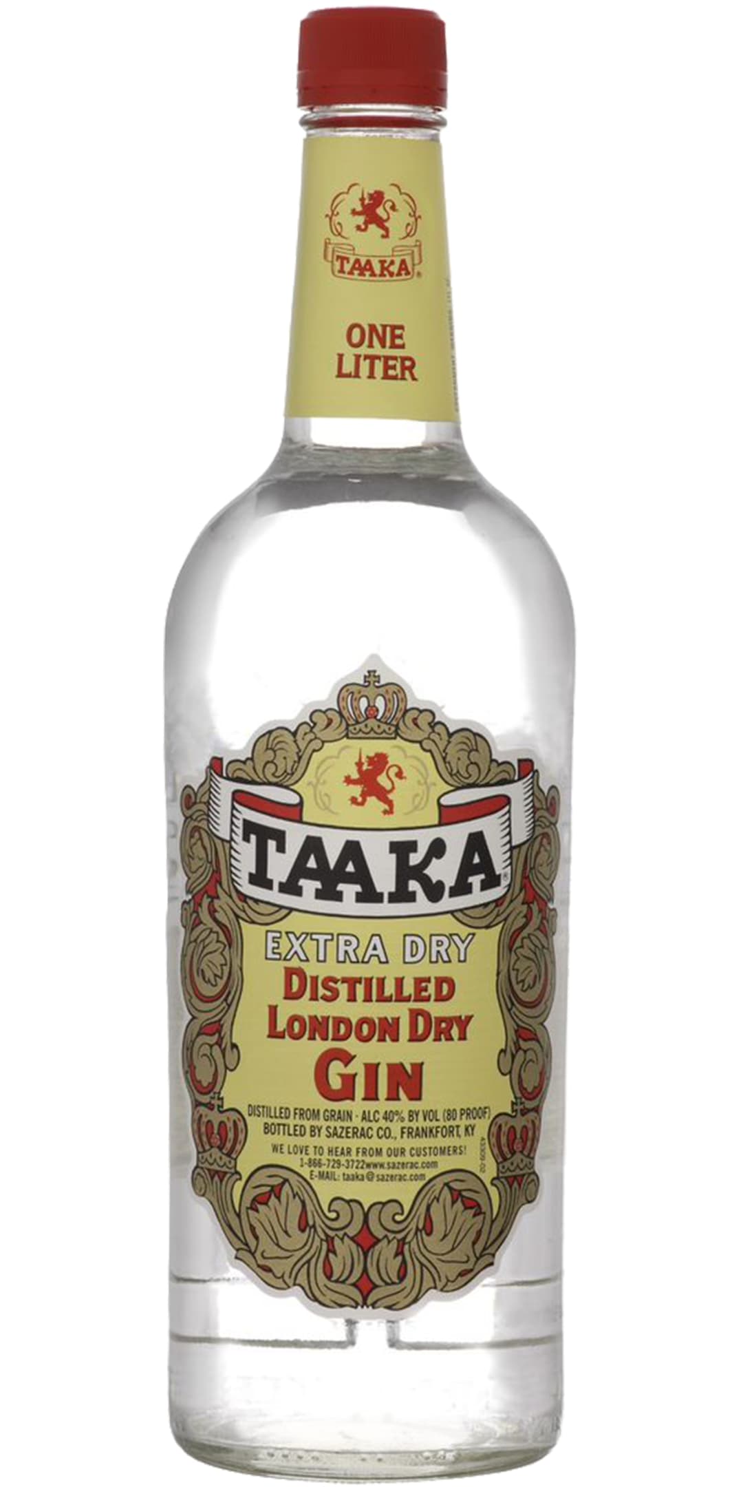 Taaka Gin 1l 80 Proof