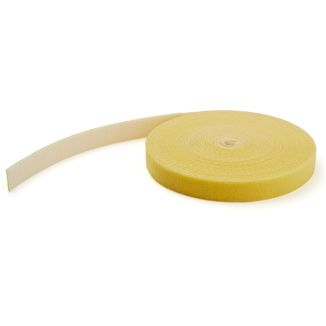 Hook and Loop tie Yellow 50 ft