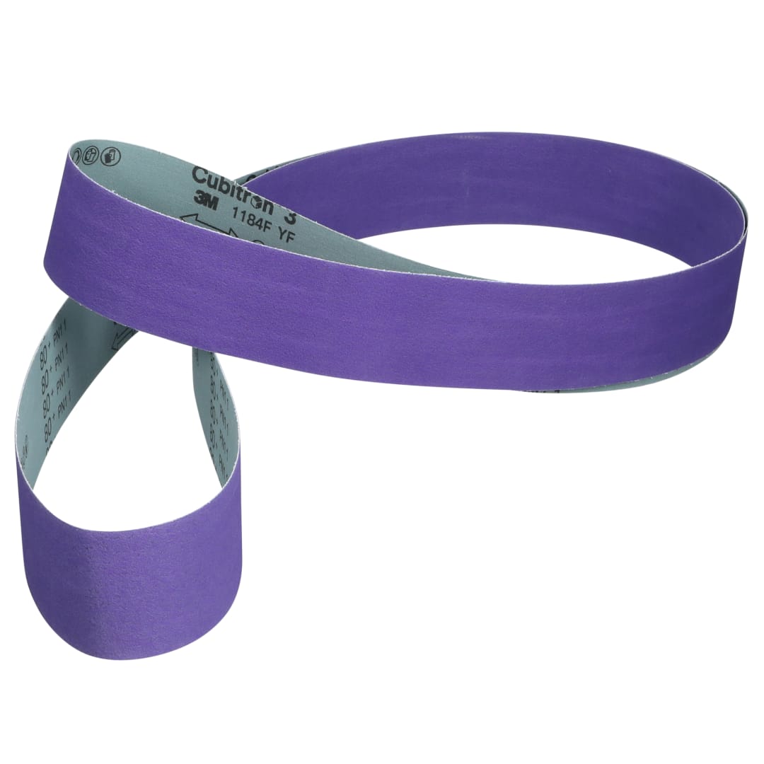 3M™ Cubitron™ 3 Cloth Belt 1184F, 80+ YF weight, 150 mm x 2000 mm