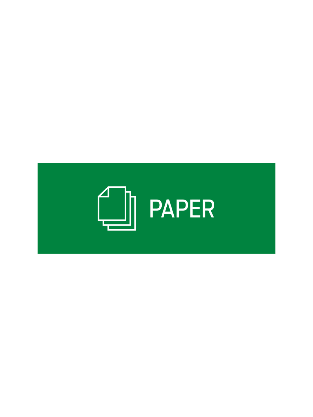 RISE - Triple - Sign - Paper - Green