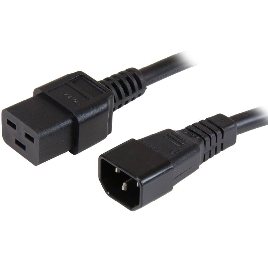 3ft 14AWG Computer Power Cord C14 to C19