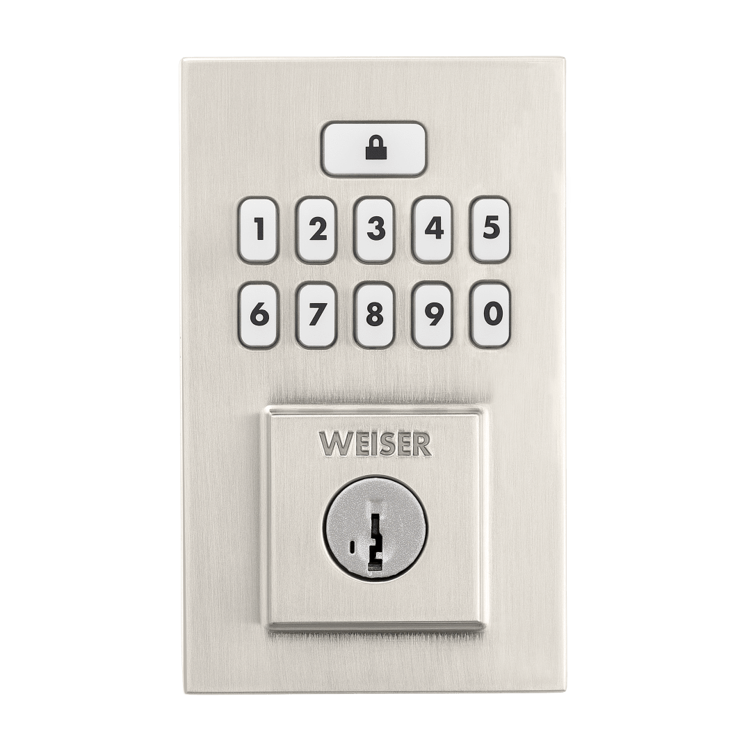 GED9260 SmartCode® Contemporary Electronic Deadbolt featuring SmartKey Security™ in Satin Nickel