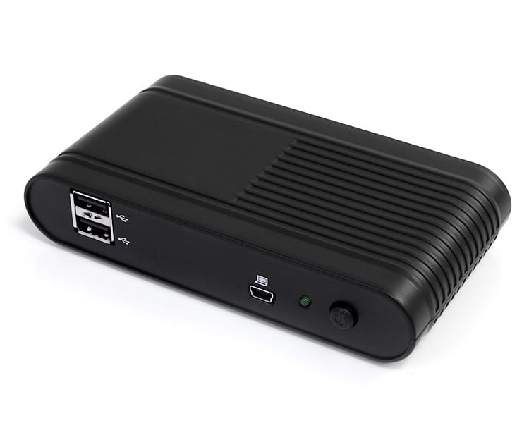 Ethernet to HDMI converter with Audio and USB Hub