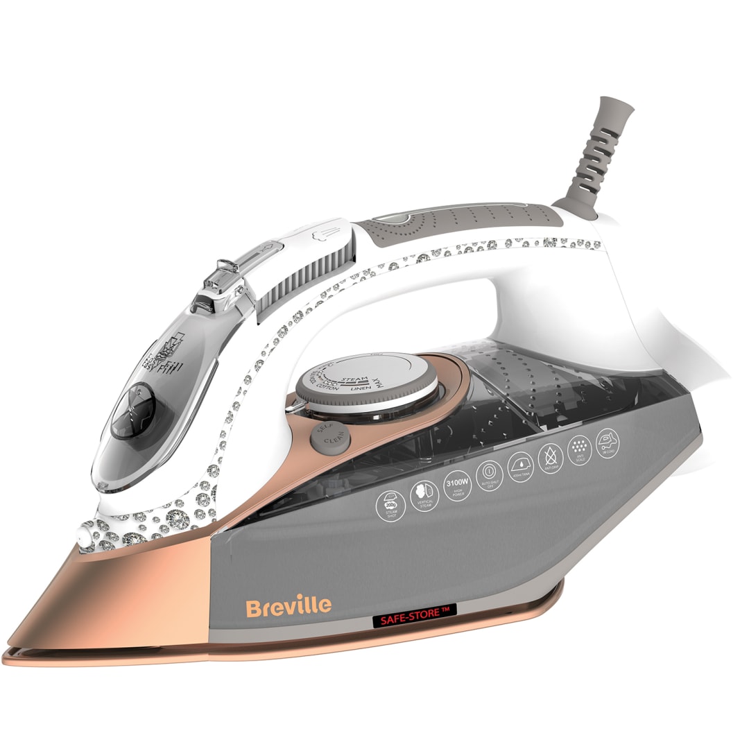 STEAM IRON ROSE GOLD DIAMOND XPRESS