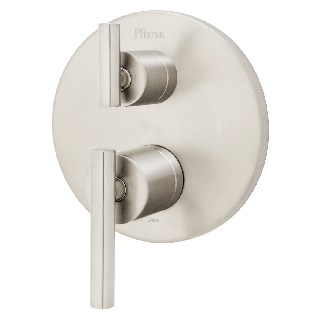 Contempra Stacked Diverter Trim Kit in Brushed Nickel