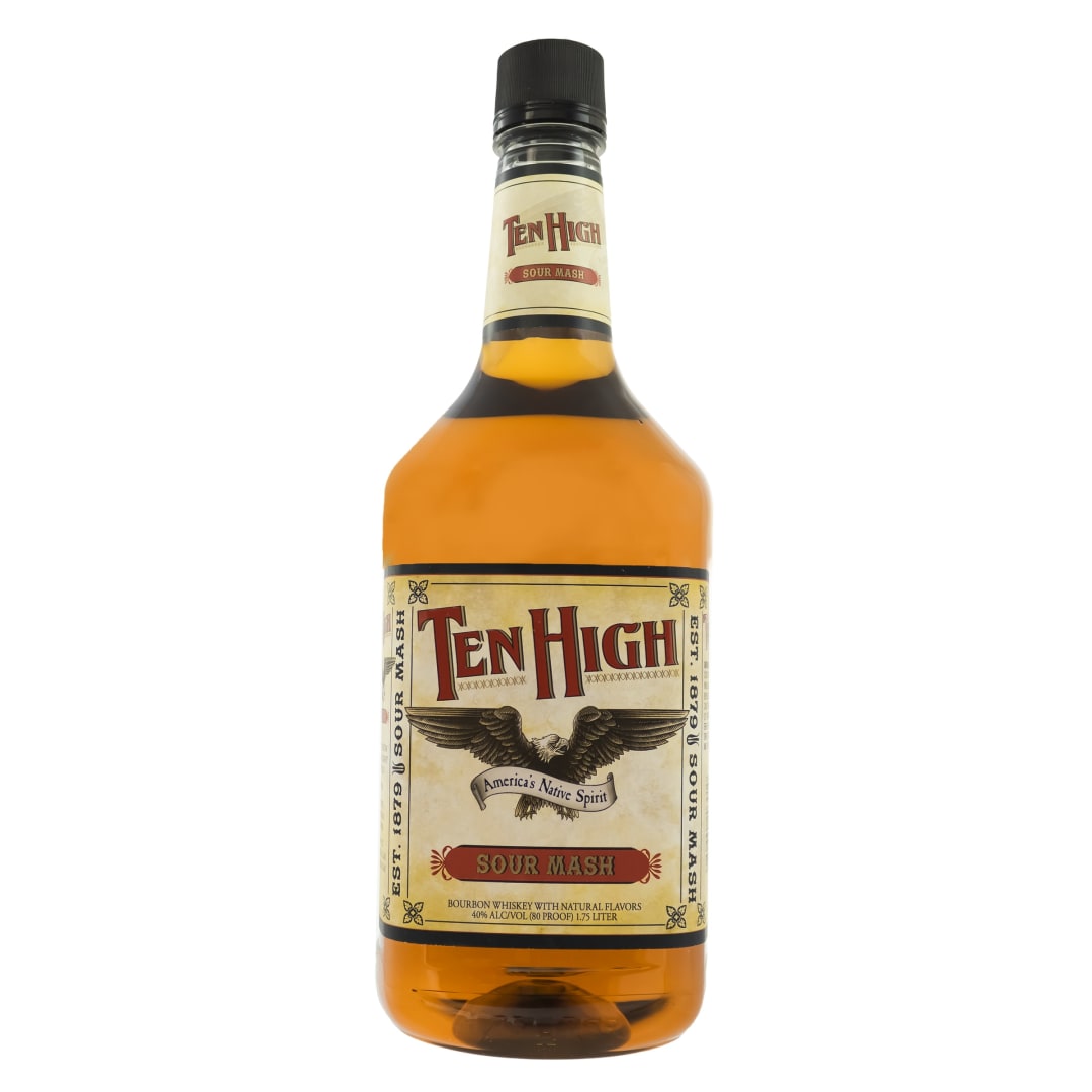 Ten High Bourbon Whiskey 1.75l 80 Proof