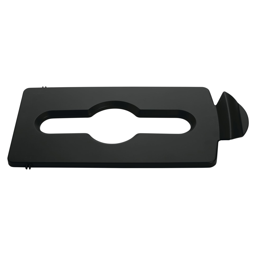 Slim Jim® Recycling Station Mixed Recycling Lid Black