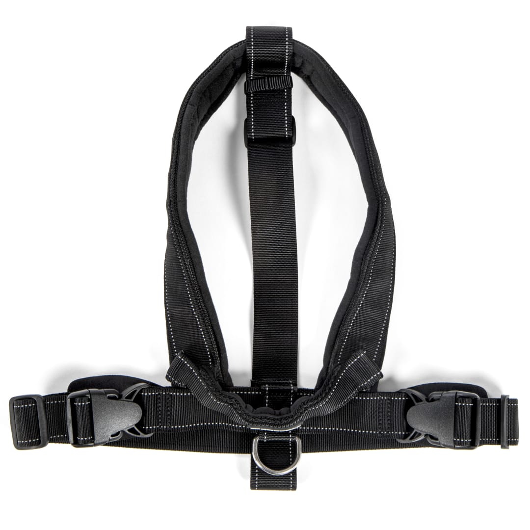 Sherpa Dog Harness, Built in Quick Grab Handle, Padded, Black, Medium